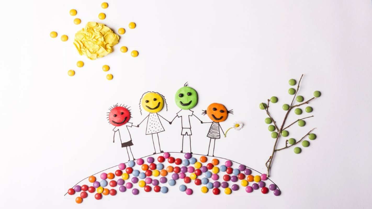 Открытка аппликация из пластилина  с днем семьи   отбасы күні құтты болсын 